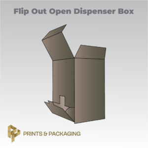 Flip Out Open Dispenser Box