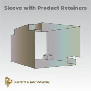 Sleeve with Product Retainers