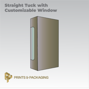 Straight Tuck with Customizable Window